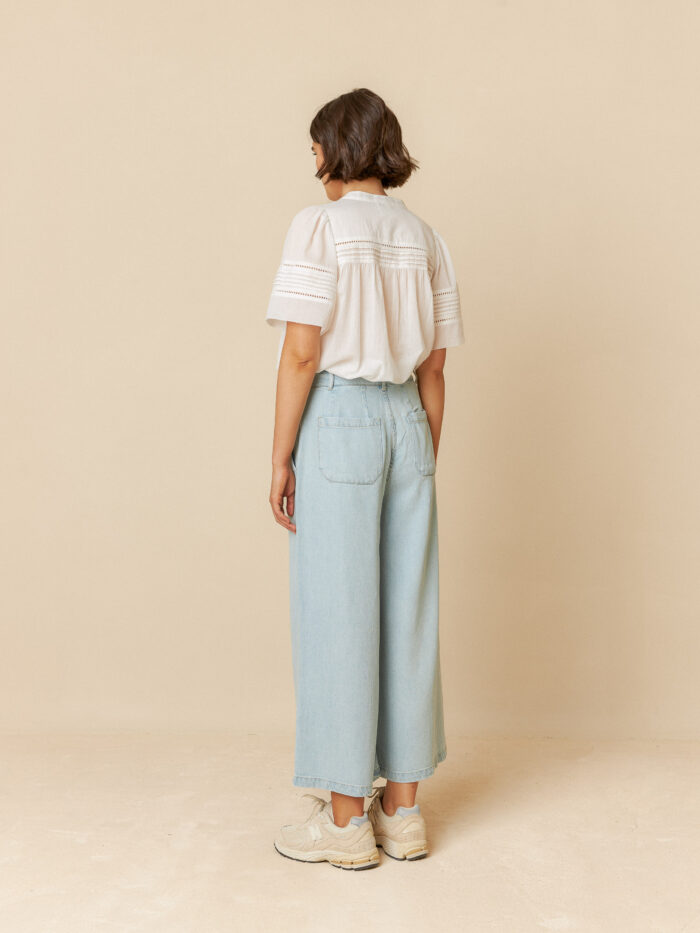 DENIM-EFFECT PANTS - Image 5
