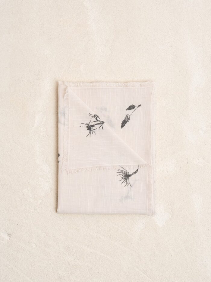 FEATHER FLOWER SCARF - Image 4
