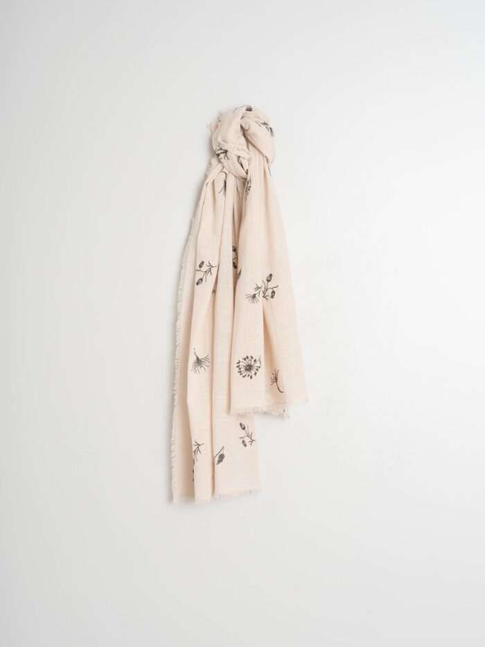 FEATHER FLOWER SCARF - Image 5