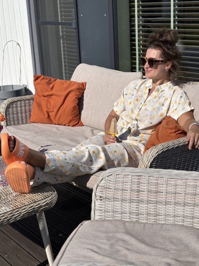 ELASTIC ORCHID PANTS - Image 2
