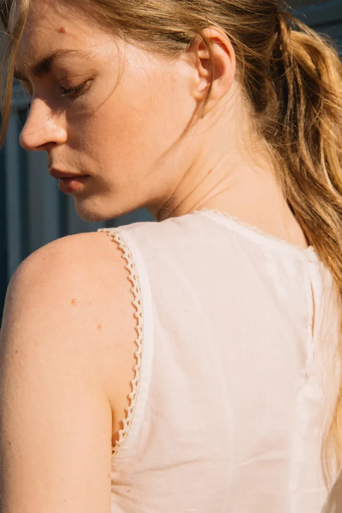 SCHIFFLI EMBROIDERY BLOUSE - Image 3