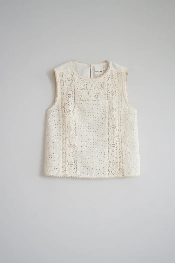 SCHIFFLI EMBROIDERY BLOUSE - Image 5