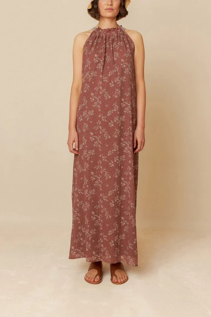 BICOLOR HALTER DRESS - Image 4