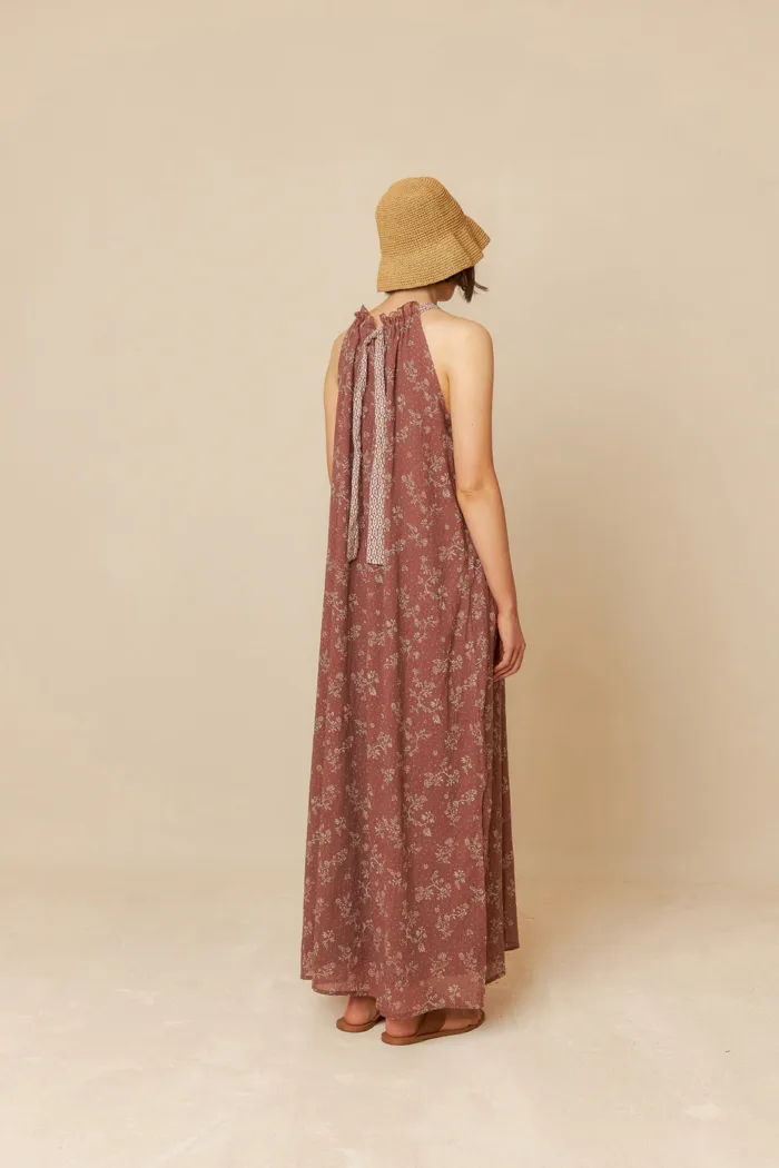 BICOLOR HALTER DRESS - Image 5