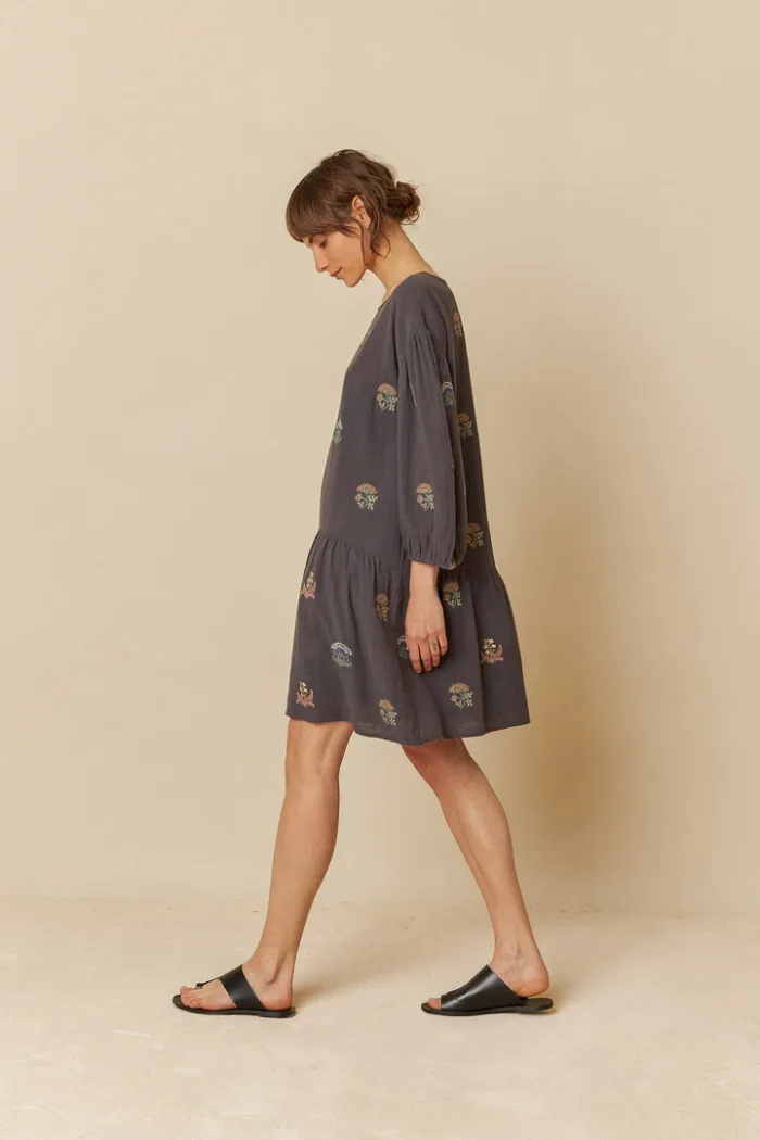 MULTI-COLOR EMBROIDERED DRESS - Image 3