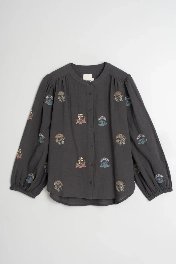 MULTI-COLOR EMBROIDERED SHIRT - Image 5