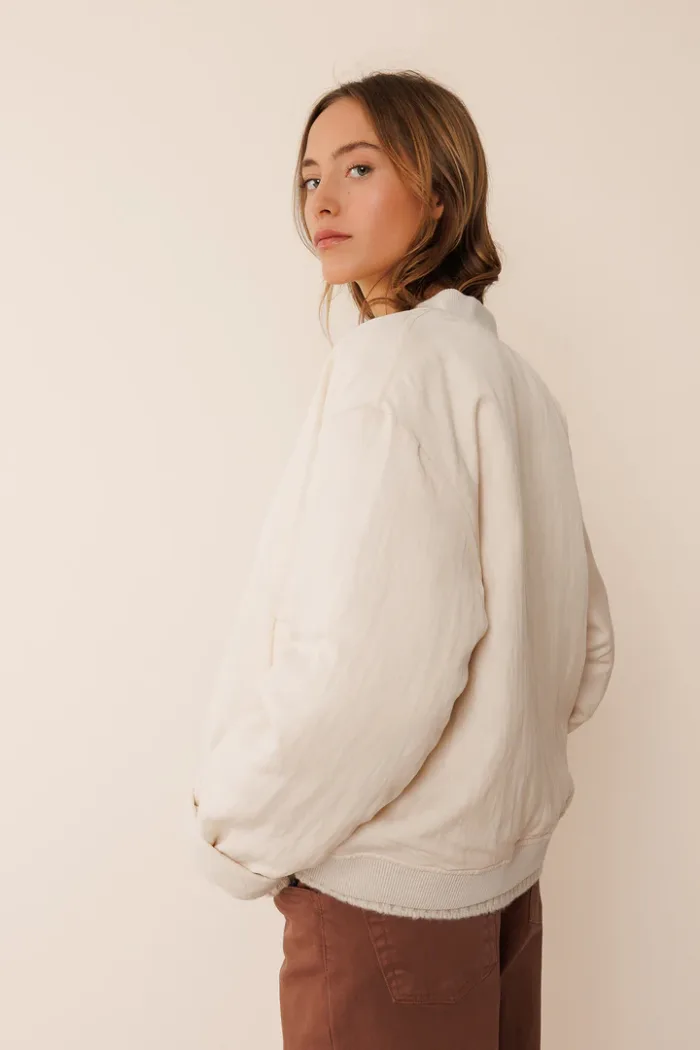 SATIN BOMBER JACKET - Image 3