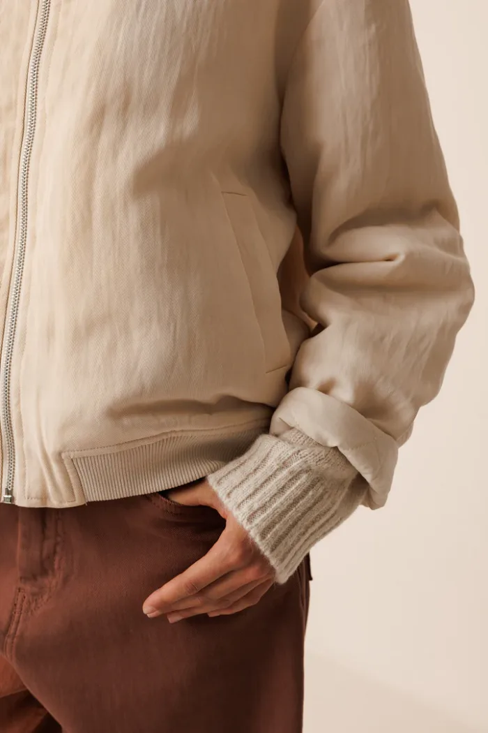 SATIN BOMBER JACKET - Image 5