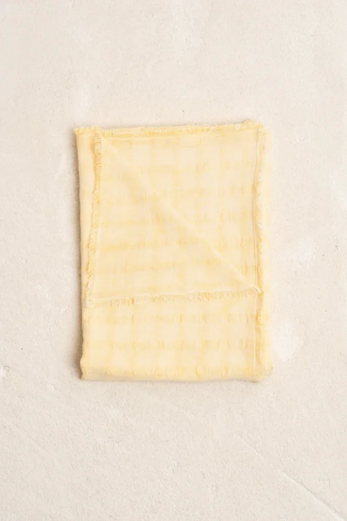 FRAYED-EDGE SCARF MANDARINA - Image 4