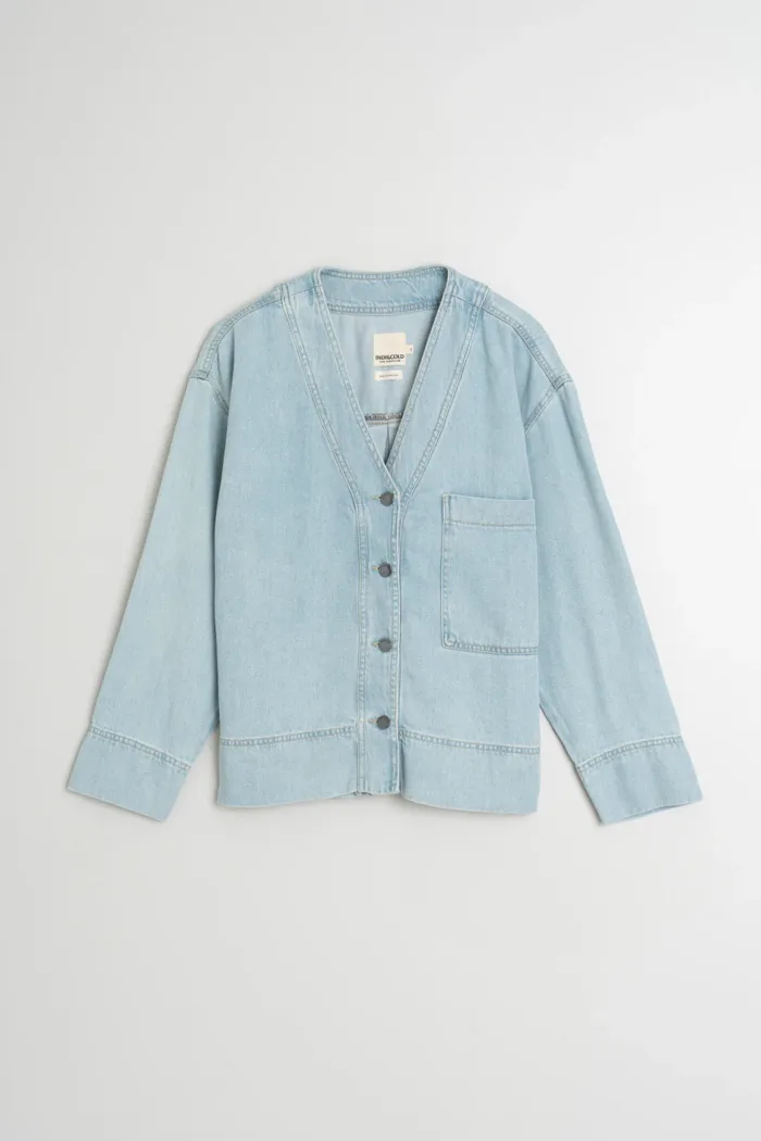 DENIM-EFFECT OVERSHIRT - Image 6