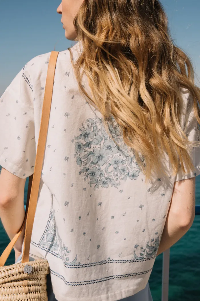 COTTON FLOWER SHIRT