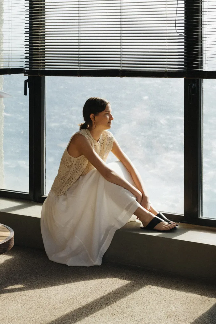 ELASTIC COTTON SKIRT - Image 4