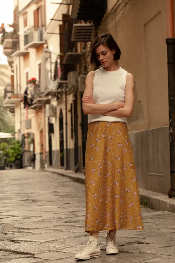 FLARED CARNATION SKIRT - Image 2