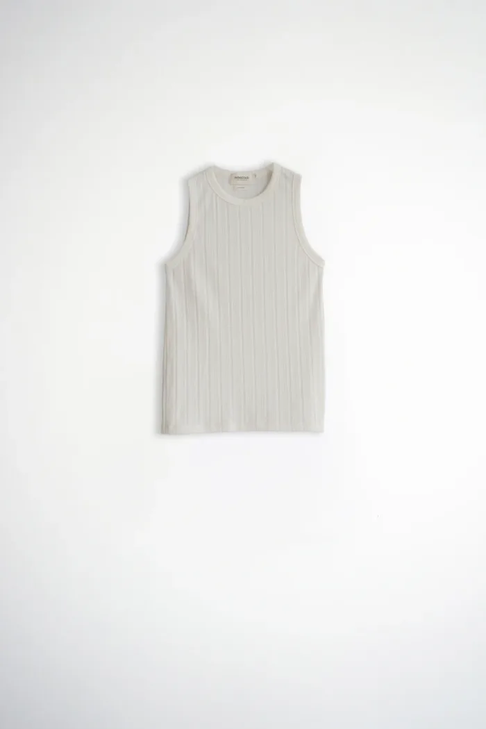 BASIC RIBBED SHIRT BLANCO - Image 4