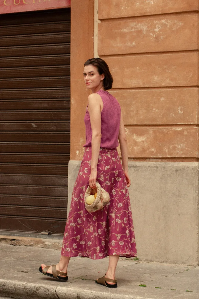 BASIC RIBBED SHIRT ROSA - Image 3