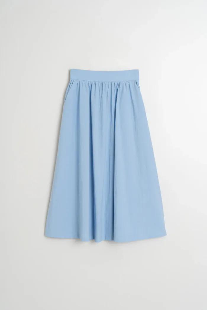 POPLIN MIDI SKIRT - Image 3