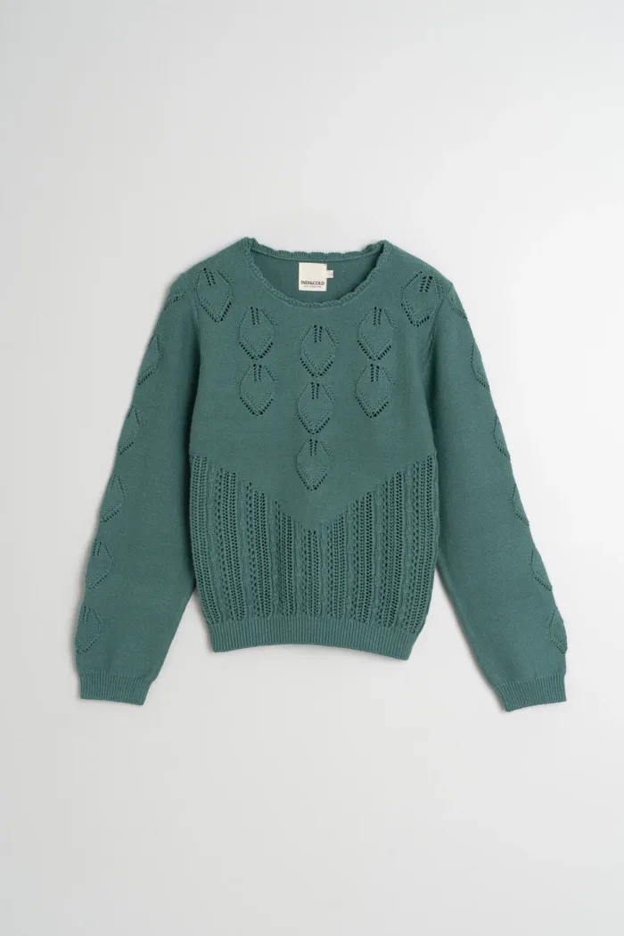 CROCHET EFFECT SWEATER - Image 5