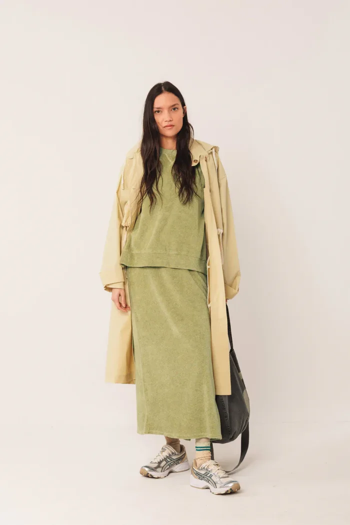 LARA TERRY SWEATSHIRT WASABI - Image 4