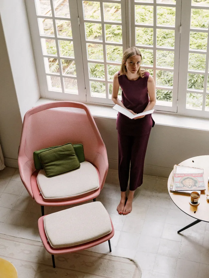 WIDE-KNIT PANTS