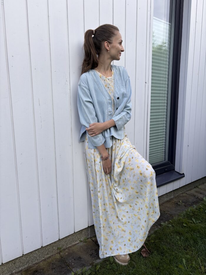 DENIM-EFFECT OVERSHIRT - Image 2