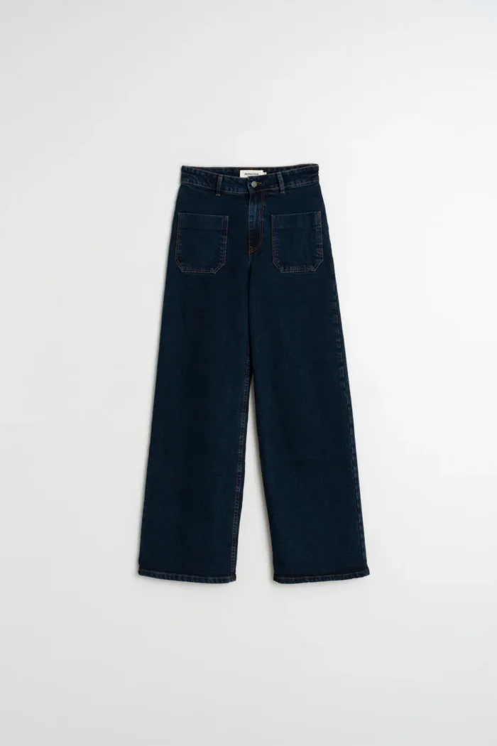WIDE-LEG DENIM PANTS - Image 5