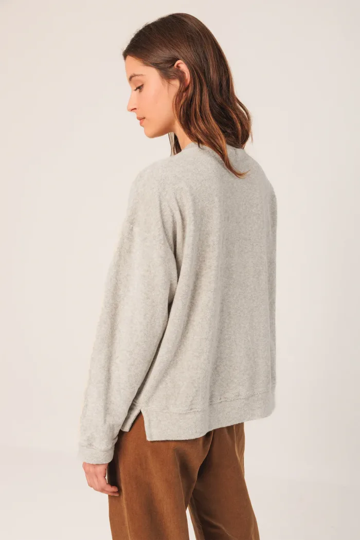 LARA TERRY SWEATSHIRT GRIS VIGORÉ - Image 4