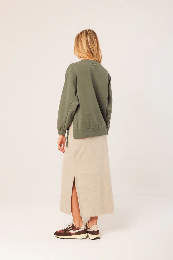 LONG TERRY SKIRT GRIS VIGORÉ - Image 6