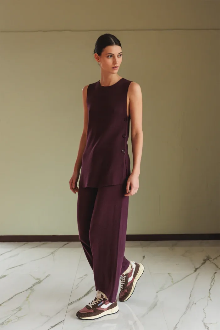 LONG BUTTONED VEST - Image 2