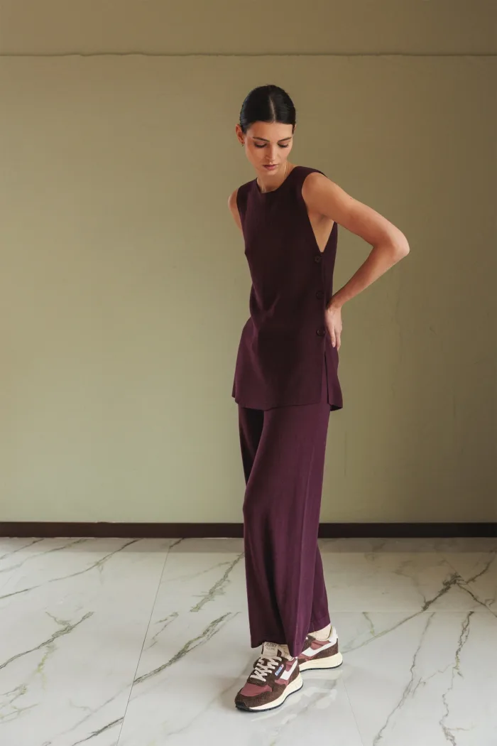 LONG BUTTONED VEST - Image 4