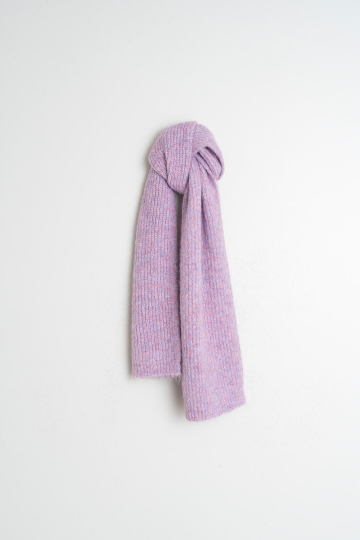 COLORED KNIT SCARF MALVA - Image 4