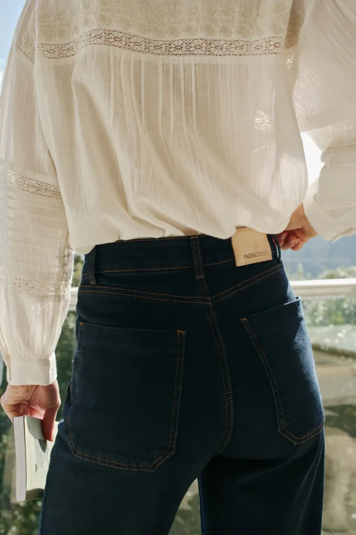 WIDE-LEG DENIM PANTS - Image 3