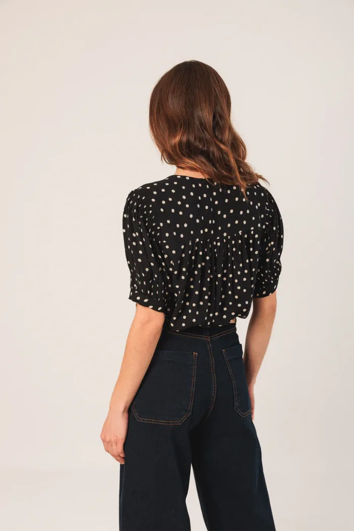 LANTERN-SLEEVE BLOUSE - Image 5