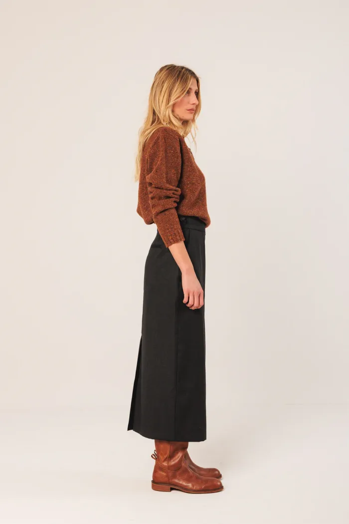 MIDI PENCIL SKIRT - Image 2