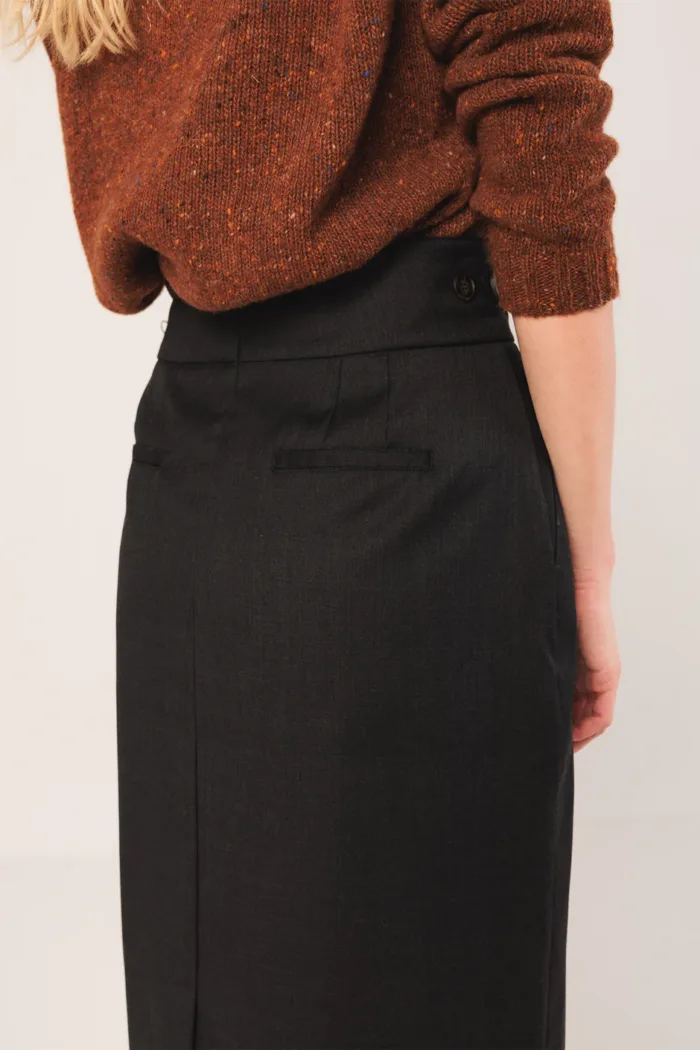 MIDI PENCIL SKIRT - Image 6