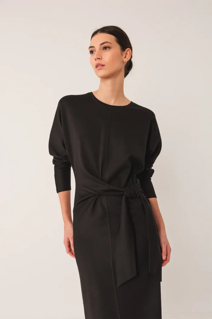 KNOTTED KNIT DRESS - Image 8