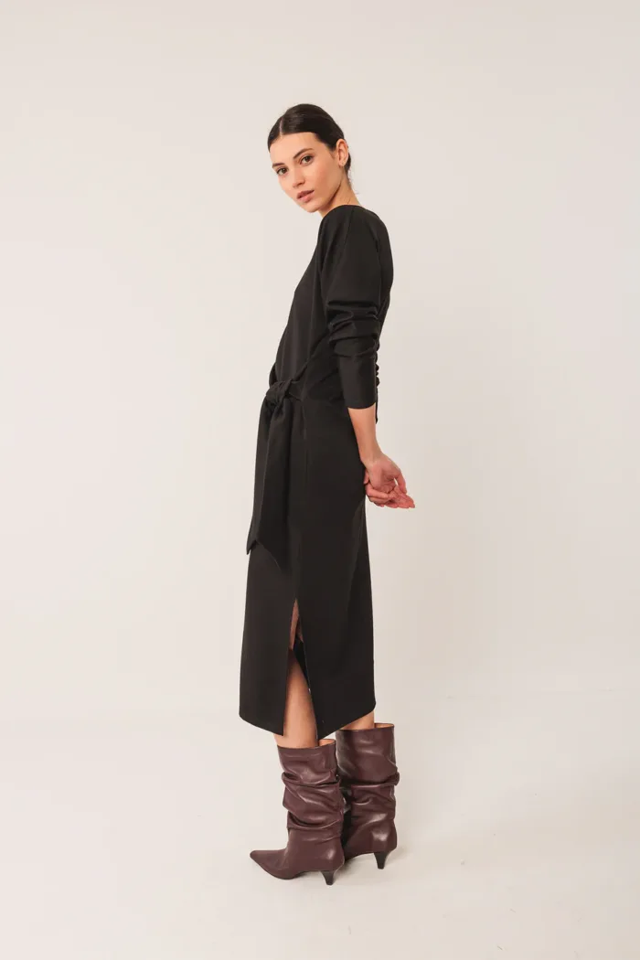 KNOTTED KNIT DRESS - Image 5