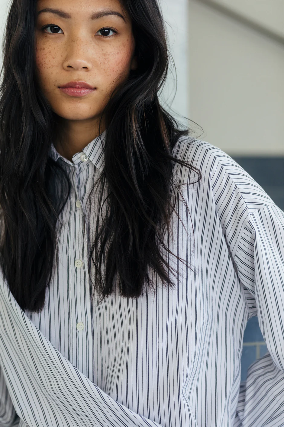 RE STRIPED SHIRT BLANCO - Image 4