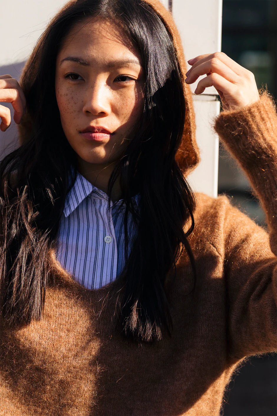 RE HOODED JERSEY CAMEL - Image 4