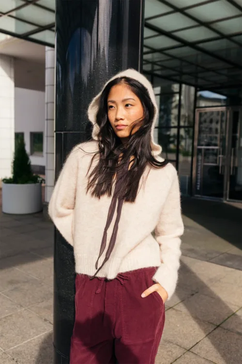 RE HOODED JERSEY PETALO