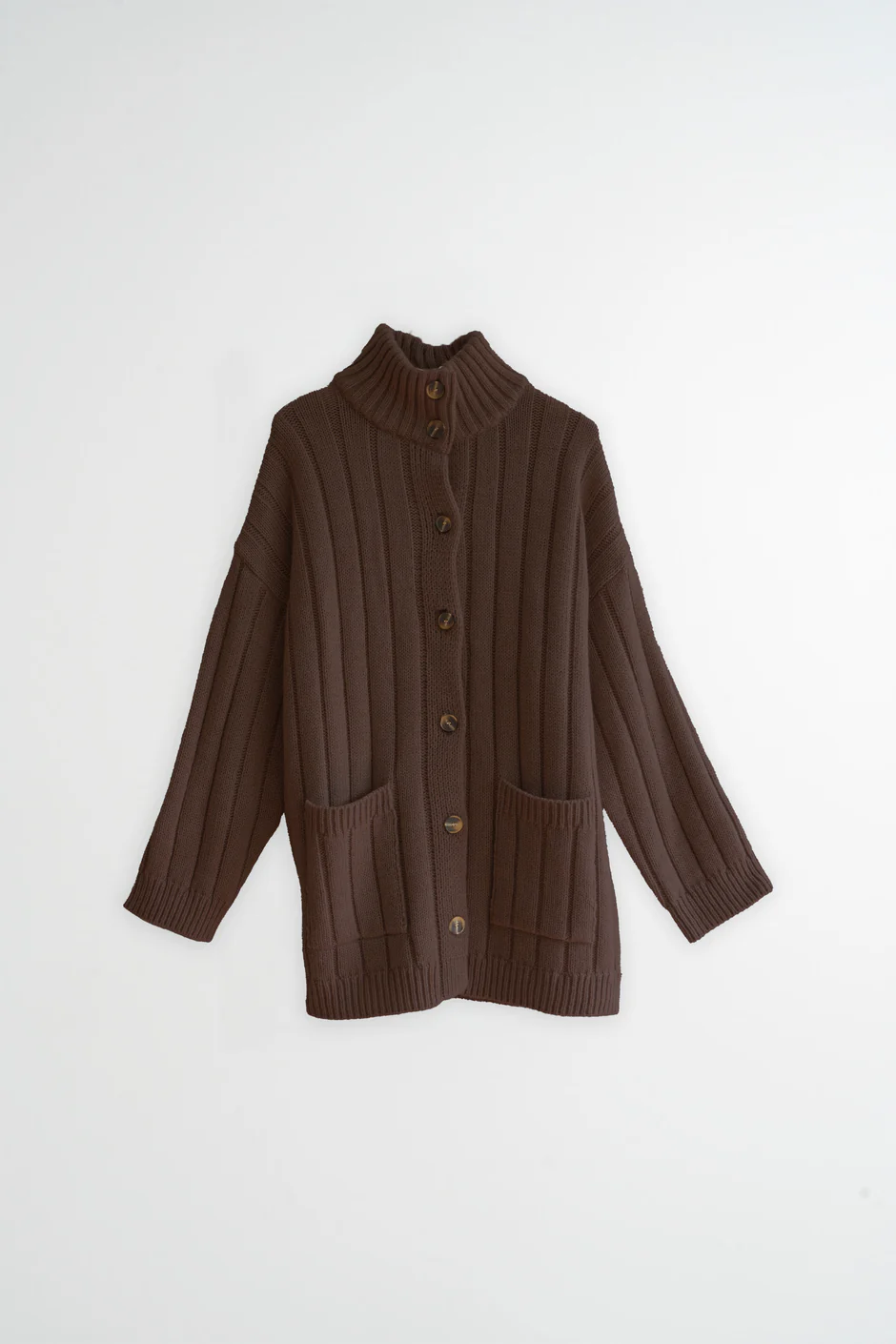 RIBBED KNIT CARDIGAN - Image 4