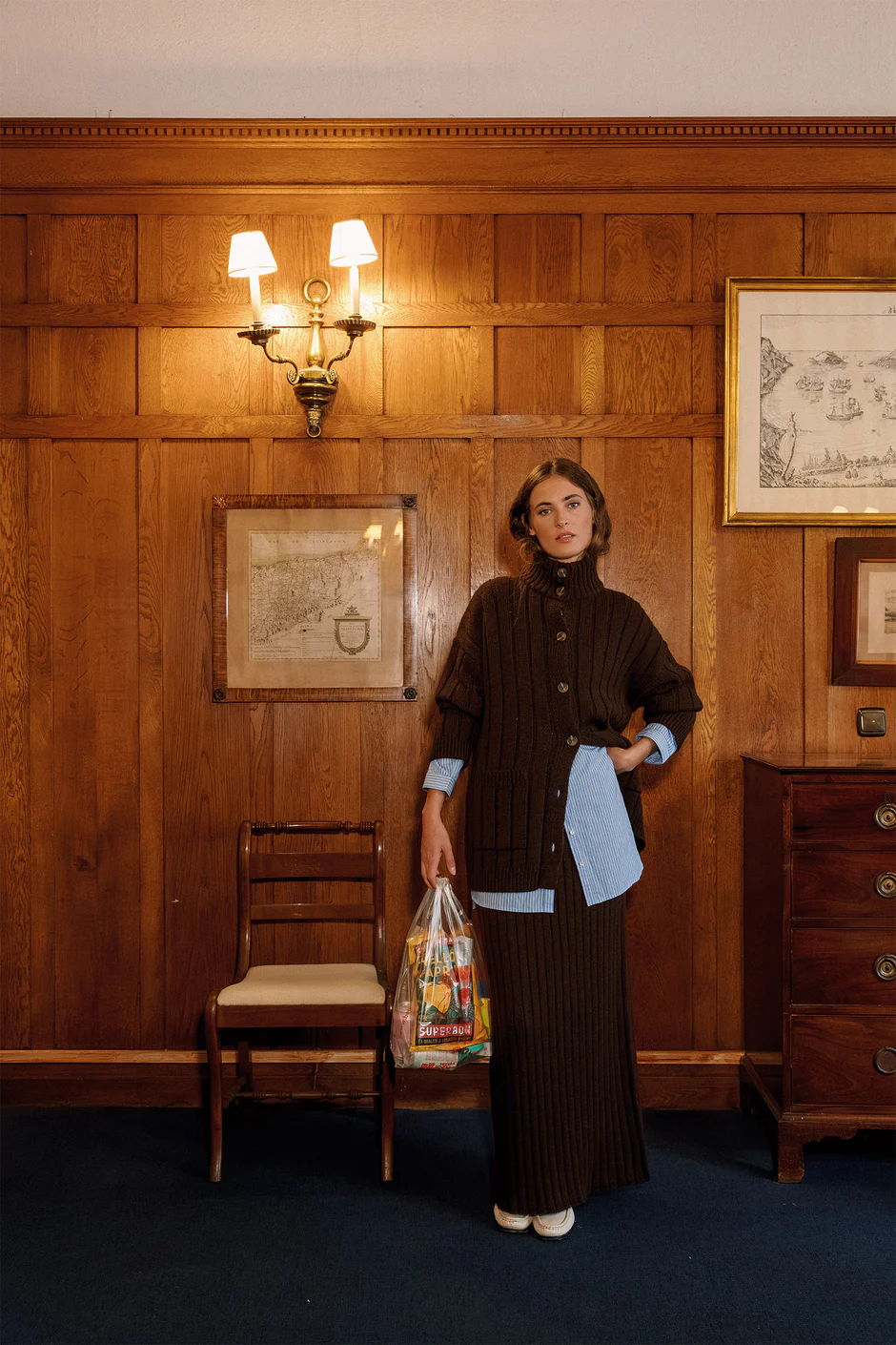 RIBBED KNIT SKIRT - Image 2