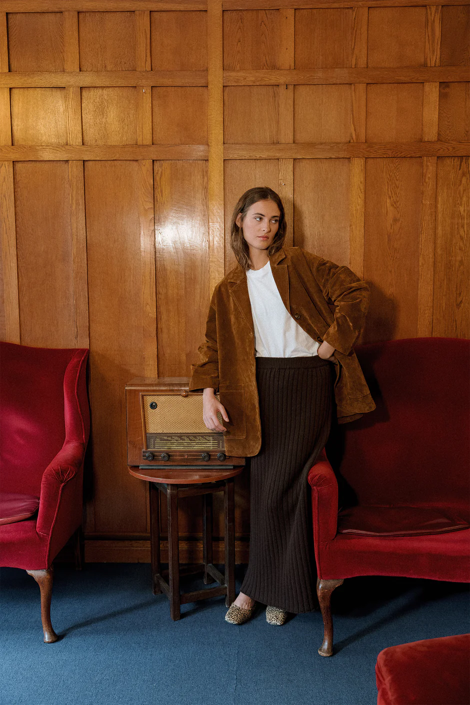 RIBBED KNIT SKIRT - Image 3