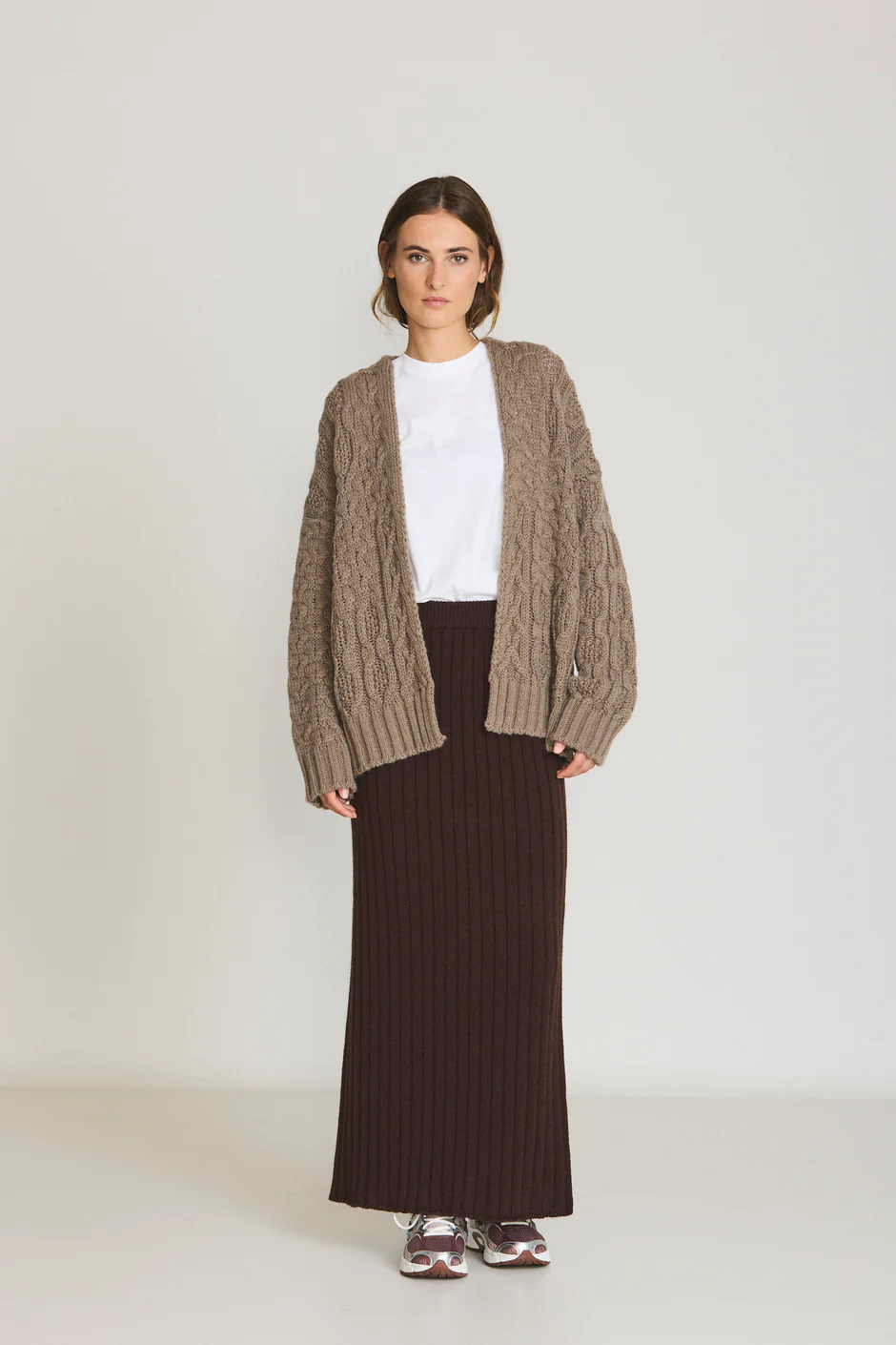 RIBBED KNIT SKIRT - Image 4
