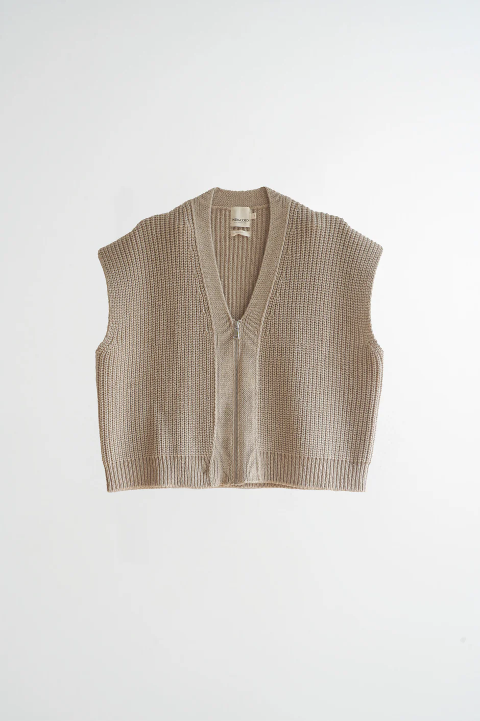 ZIP-UP KNIT VEST PIEDRA - Image 6