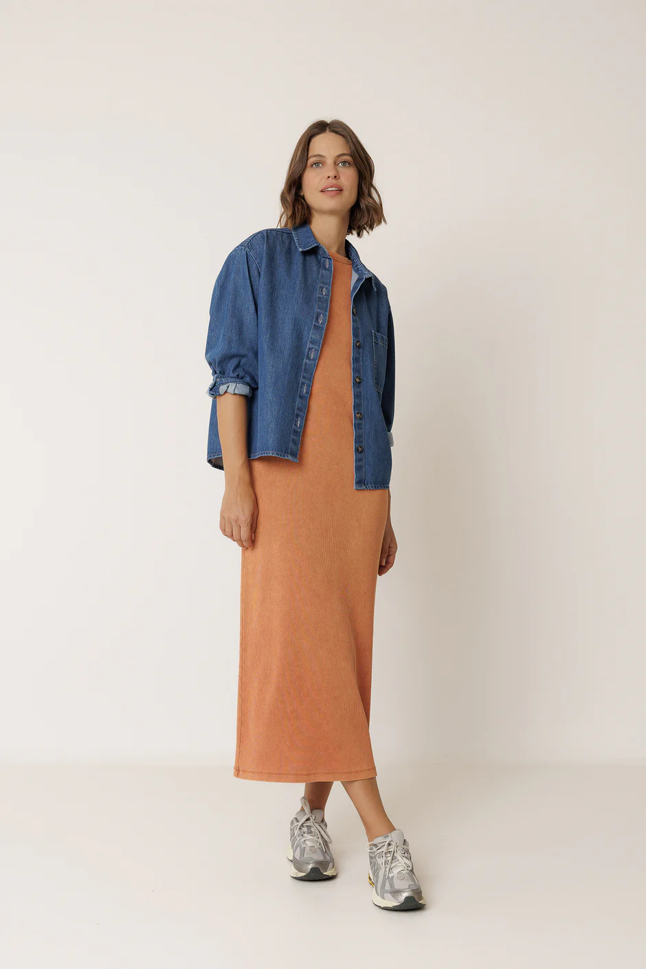 COTTON MAXI DRESS MELOCOTON - Image 2