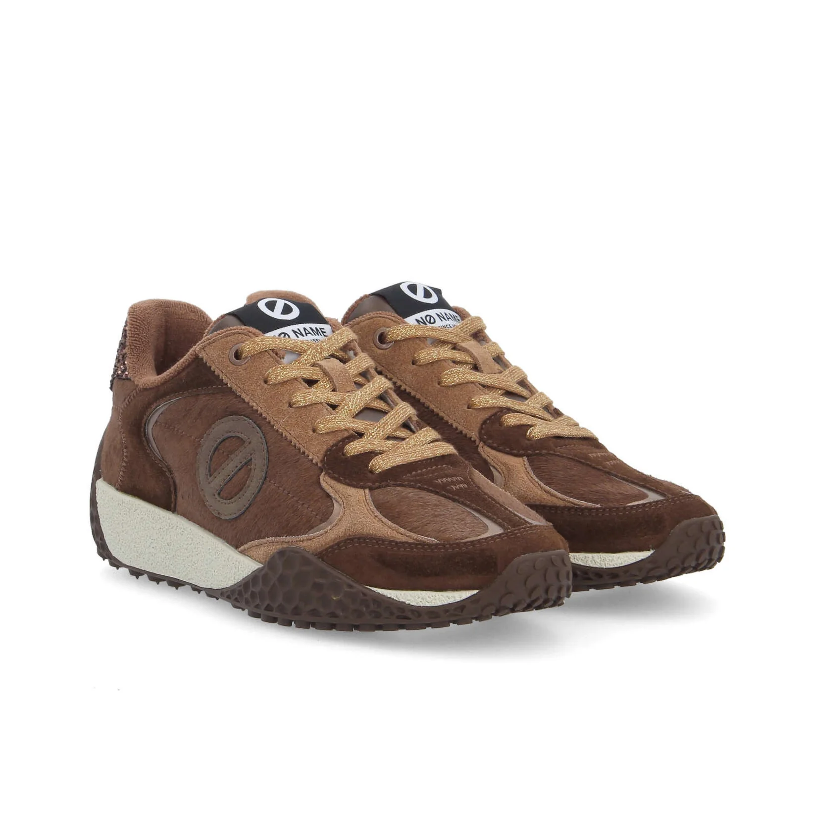 Nø Name Kate Sneaker nahast vabaajajalatsid pruunid - Wavau