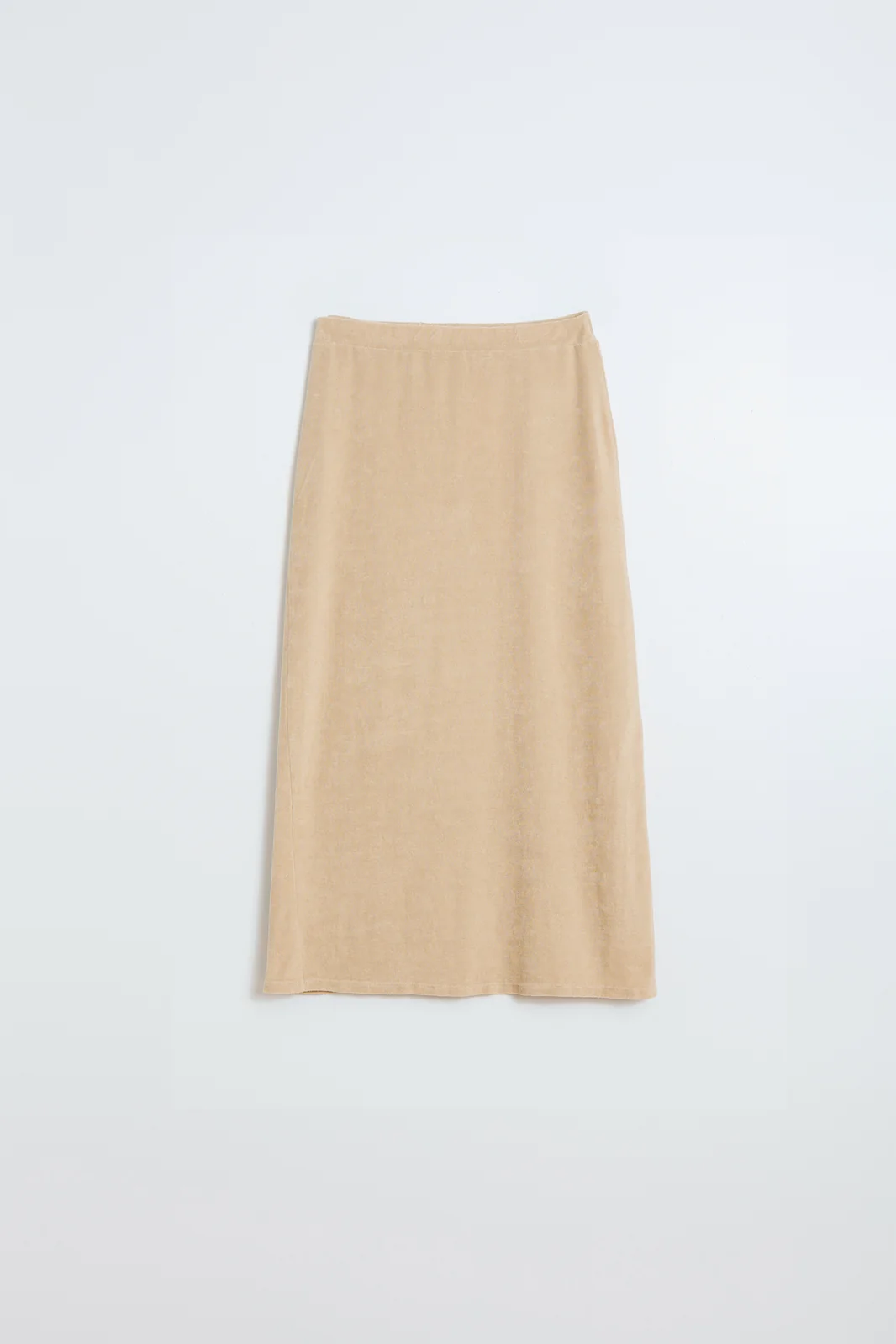 Indi&Cold Cotton Mila Terrycloth Skirt froteekangast seelik beež - Wavau